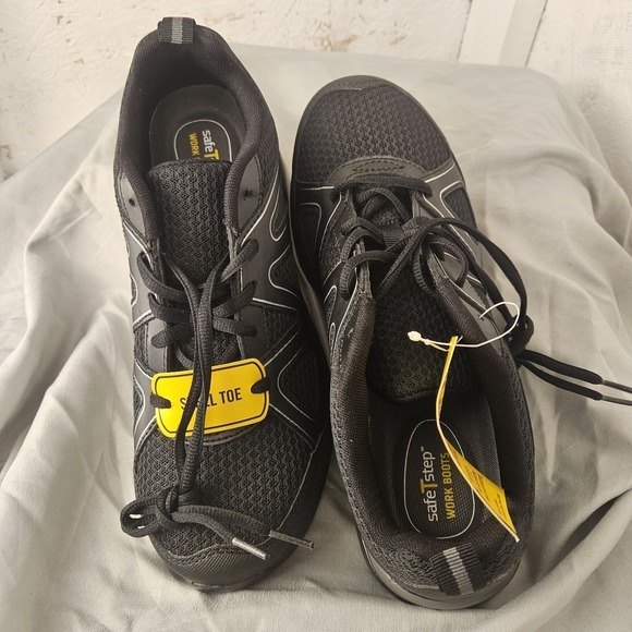 Safe T Step steel toe Slip resistant men\'s 8.5 Muscle Work shoes‎ main image 7
